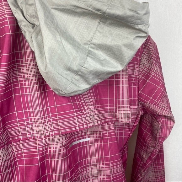 Nike Purple & Gray Phenom Vapor Graphic Print Zip Up Running Hoodie Jacket S - Picture 3 of 4